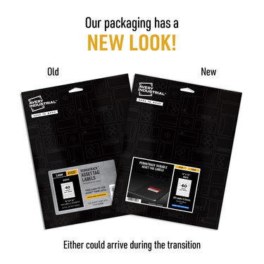 Avery White Asset Tag Labels, 3/4